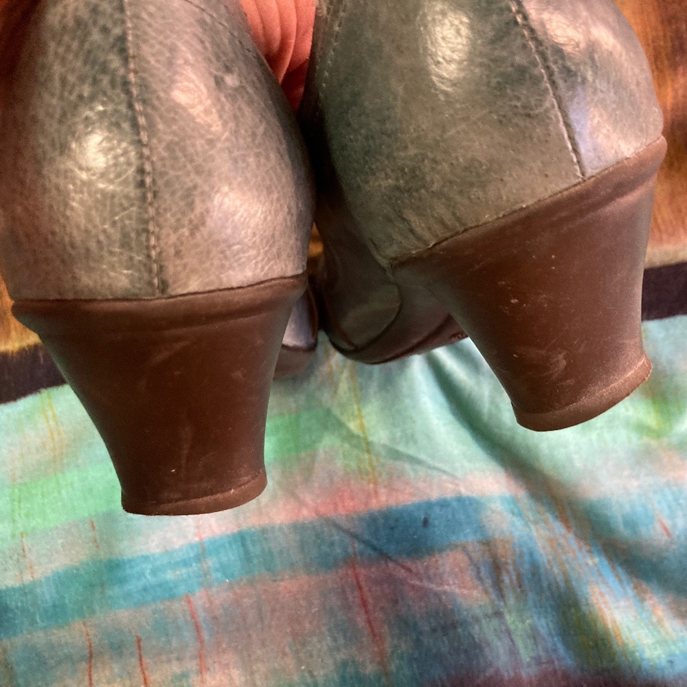 Miz Mooz Cherolee Mary Jane Pump Turquoise Size 40 (fits as 39) - Picture 4 of 7